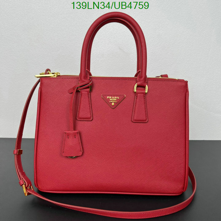 Prada Bag-(4A)-Handbag- Code: UB4759 $: 139USD
