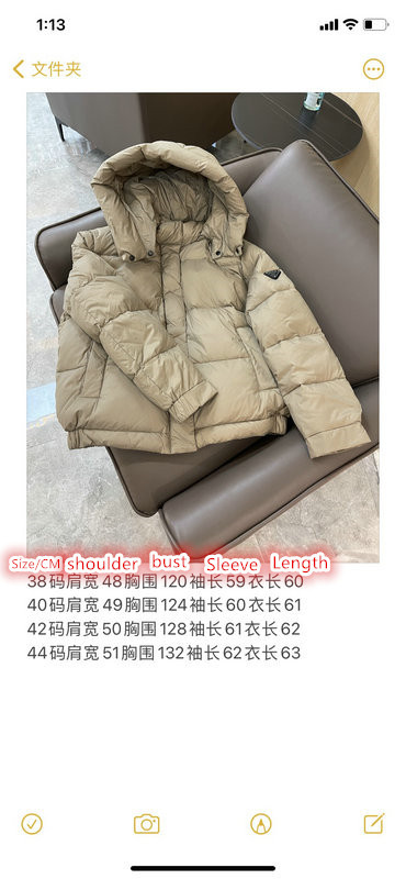 Down jacket Women-Prada Code: ZC6635 $: 209USD