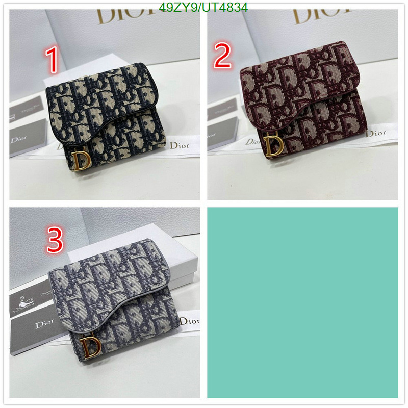 Dior Bag-(4A)-Wallet- Code: UT4834 $: 49USD