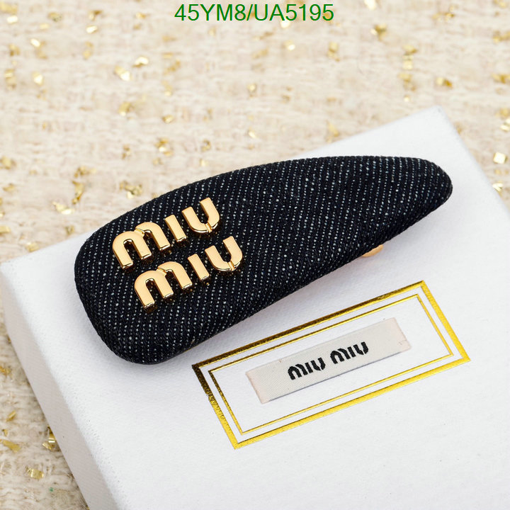 Headband-MIU MIU Code: UA5195 $: 45USD