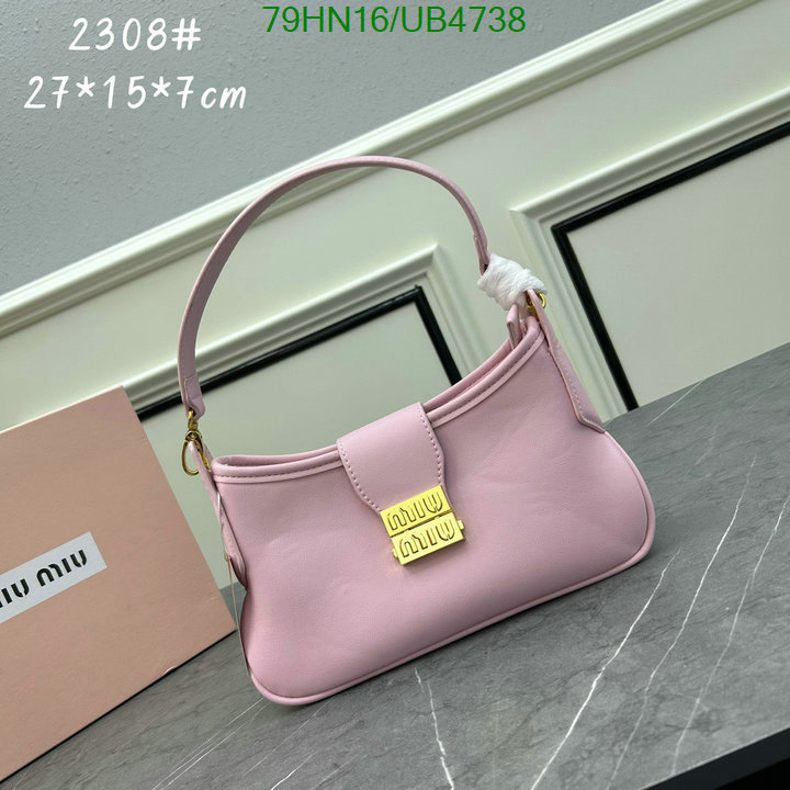 Miu Miu Bag-(4A)-Handbag- Code: UB4738 $: 79USD