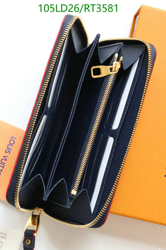 LV Bag-(Mirror)-Wallet- Code: RT3581 $: 105USD