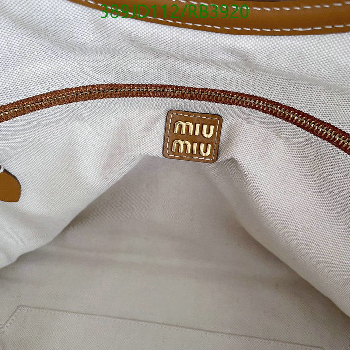 Miu Miu Bag-(Mirror)-Handbag- Code: RB3920 $: 389USD