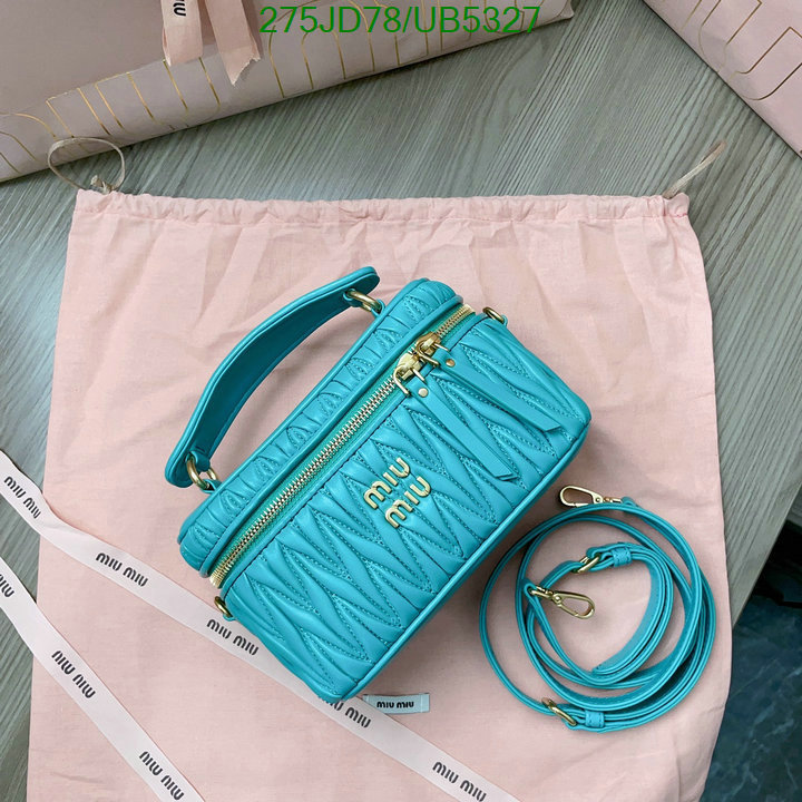 Miu Miu Bag-(Mirror)-Diagonal- Code: UB5327 $: 275USD