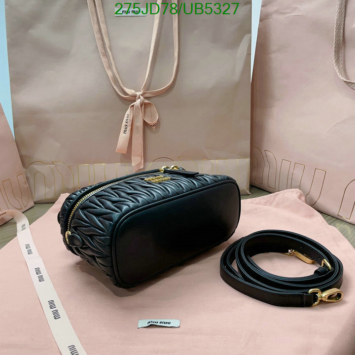 Miu Miu Bag-(Mirror)-Diagonal- Code: UB5327 $: 275USD