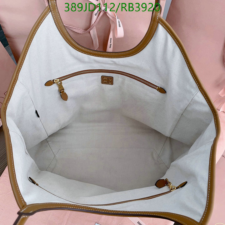 Miu Miu Bag-(Mirror)-Handbag- Code: RB3920 $: 389USD