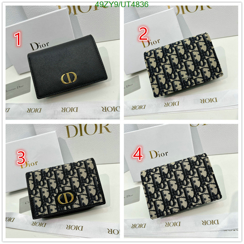 Dior Bag-(4A)-Wallet- Code: UT4836 $: 49USD