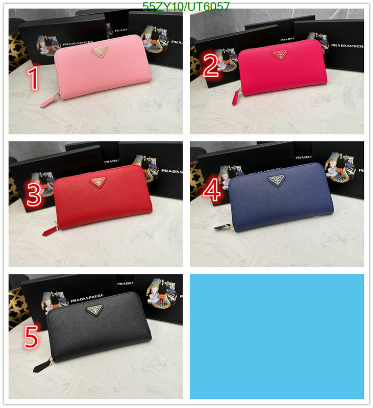 Prada Bag-(4A)-Wallet- Code: UT6057 $: 55USD