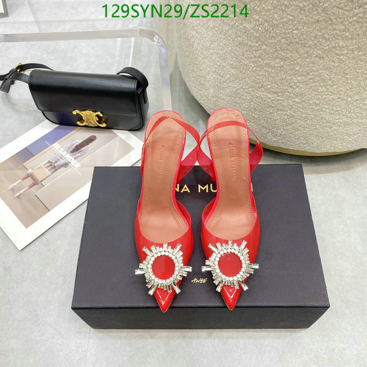 Women Shoes-Amina Muaddi Code: ZS2214 $: 129USD