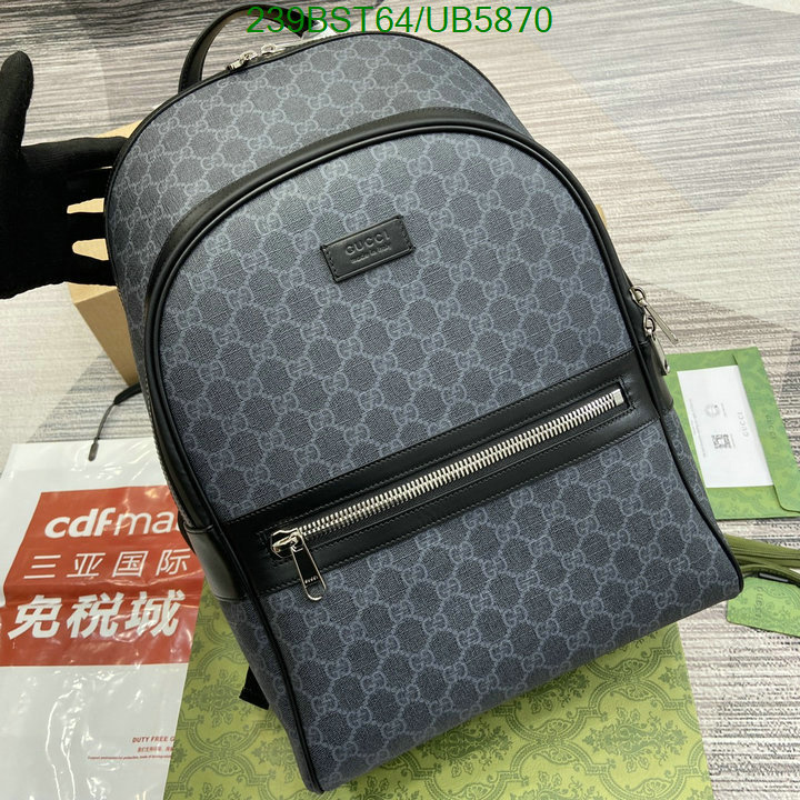 Gucci Bag-(Mirror)-Backpack- Code: UB5870 $: 239USD