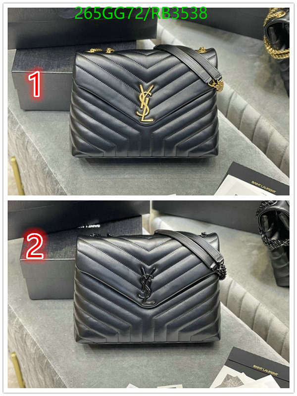 YSL Bag-(Mirror)-Handbag- Code: RB3538 $: 265USD