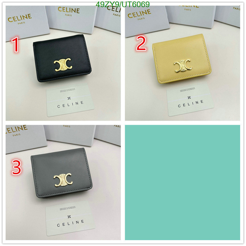 Celine Bag-(4A)-Wallet- Code: UT6069 $: 49USD