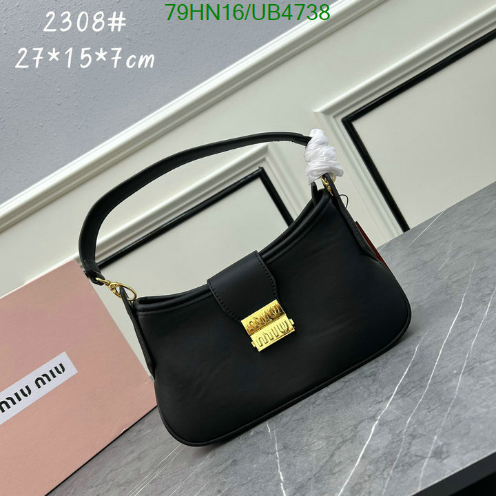 Miu Miu Bag-(4A)-Handbag- Code: UB4738 $: 79USD