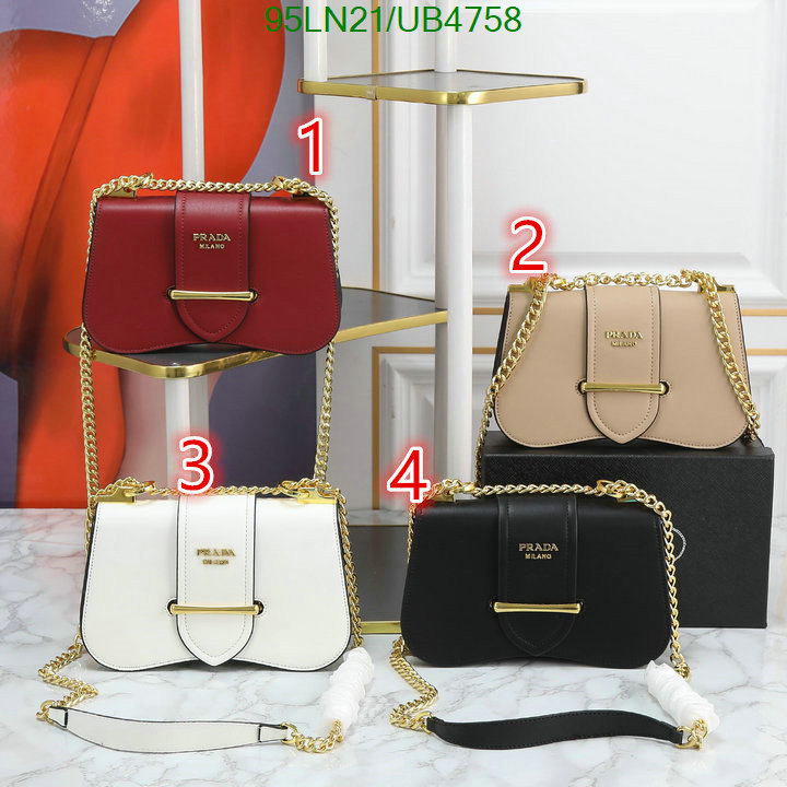 Prada Bag-(4A)-Diagonal- Code: UB4758 $: 95USD