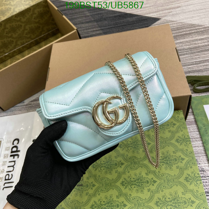 Gucci Bag-(Mirror)-Marmont Code: UB5867 $: 199USD