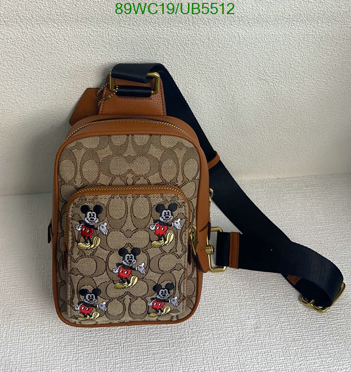 Coach Bag-(4A)-Belt Bag-Chest Bag-- Code: UB5512 $: 89USD