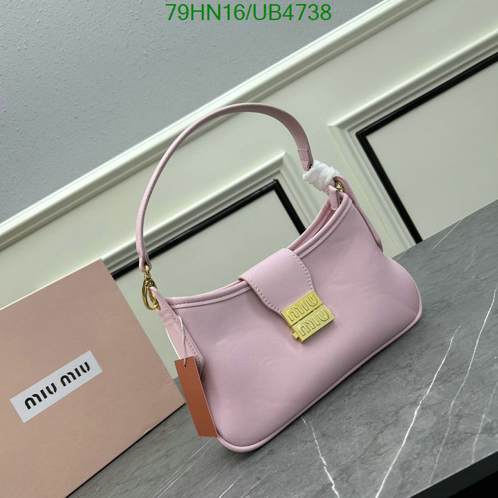 Miu Miu Bag-(4A)-Handbag- Code: UB4738 $: 79USD