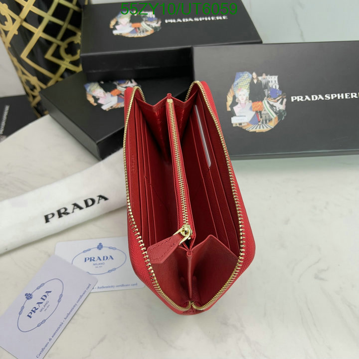 Prada Bag-(4A)-Wallet- Code: UT6059 $: 55USD