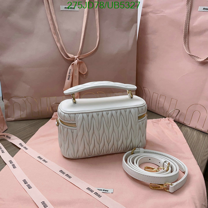 Miu Miu Bag-(Mirror)-Diagonal- Code: UB5327 $: 275USD