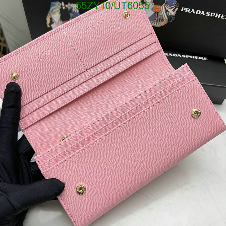 Prada Bag-(4A)-Wallet- Code: UT6055 $: 55USD