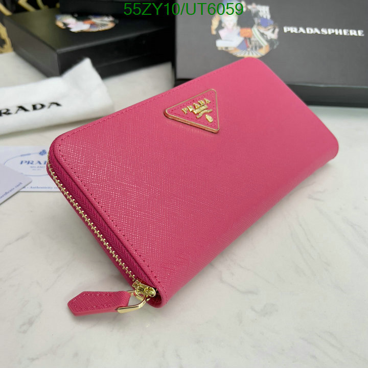 Prada Bag-(4A)-Wallet- Code: UT6059 $: 55USD