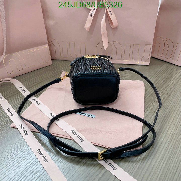 Miu Miu Bag-(Mirror)-Diagonal- Code: UB5326 $: 245USD