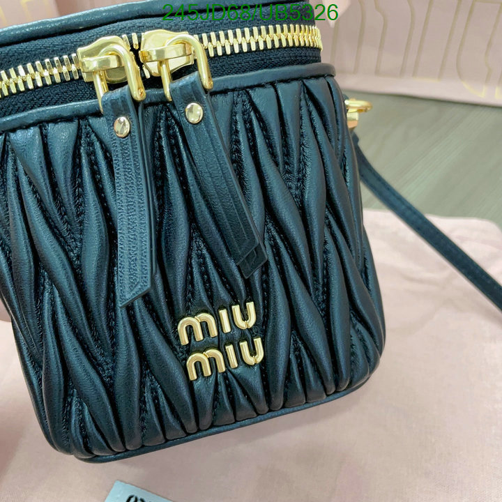 Miu Miu Bag-(Mirror)-Diagonal- Code: UB5326 $: 245USD