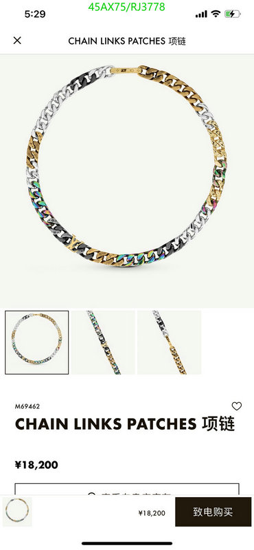 Jewelry-LV Code: RJ3778 $: 45USD