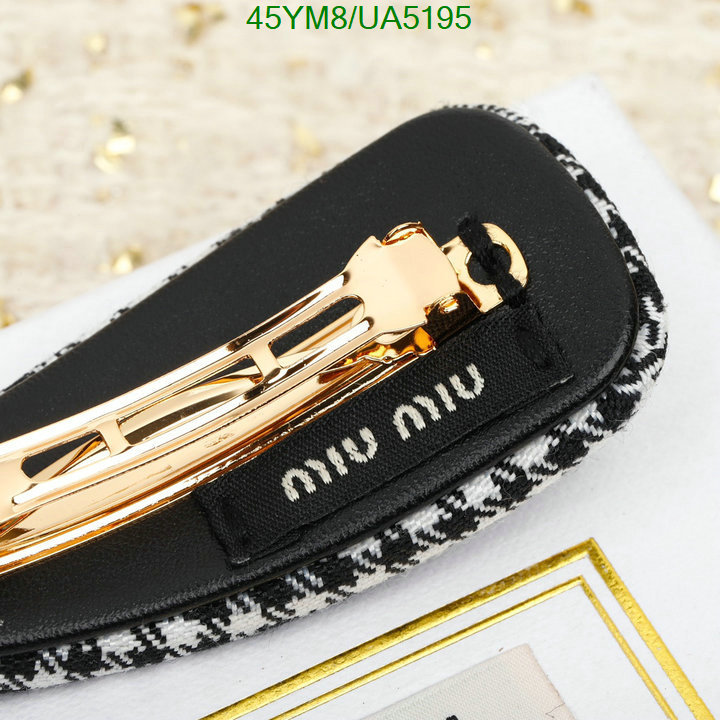 Headband-MIU MIU Code: UA5195 $: 45USD