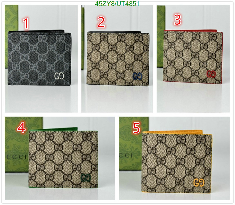 Gucci Bag-(4A)-Wallet- Code: UT4851 $: 45USD