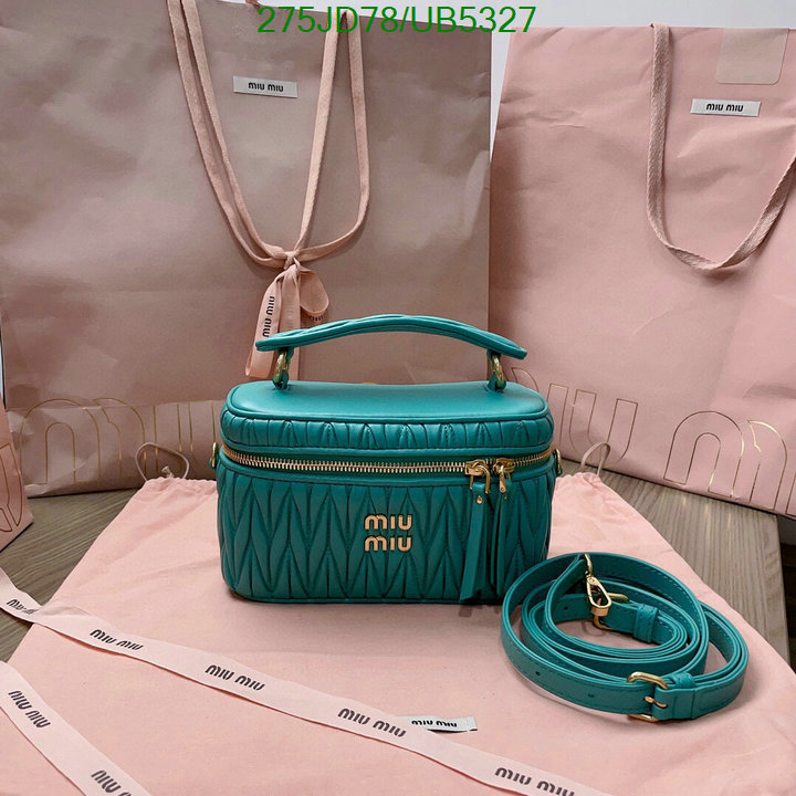 Miu Miu Bag-(Mirror)-Diagonal- Code: UB5327 $: 275USD