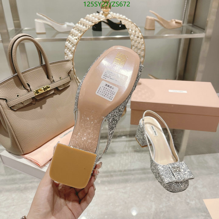 Women Shoes-Miu Miu Code: ZS672 $: 125USD