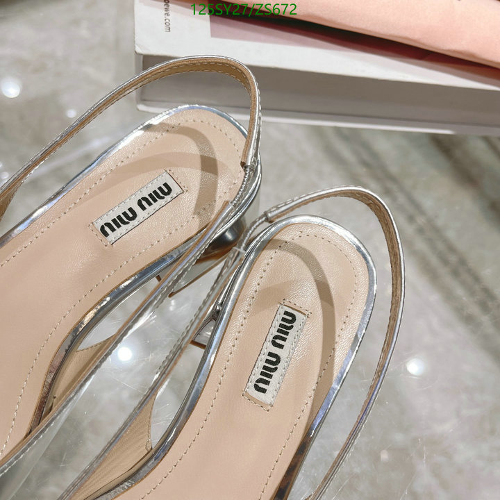 Women Shoes-Miu Miu Code: ZS672 $: 125USD