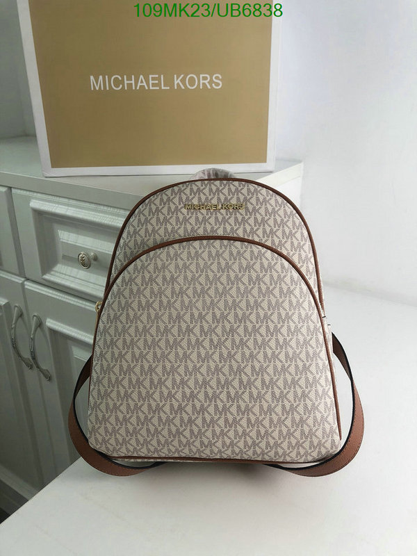 Michael Kors Bag-(Mirror)-Backpack- Code: UB6838 $: 109USD