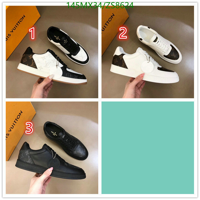 Men shoes-LV Code: ZS8624 $: 145USD