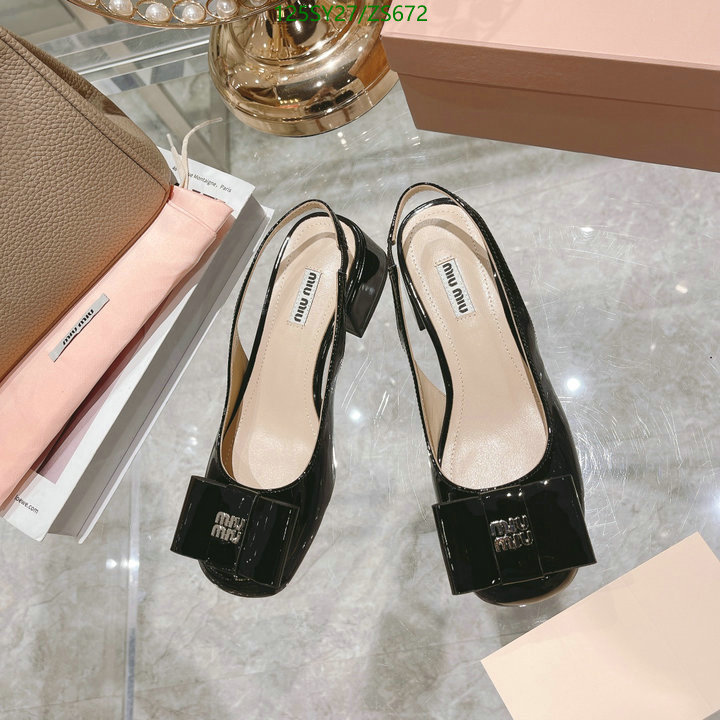 Women Shoes-Miu Miu Code: ZS672 $: 125USD