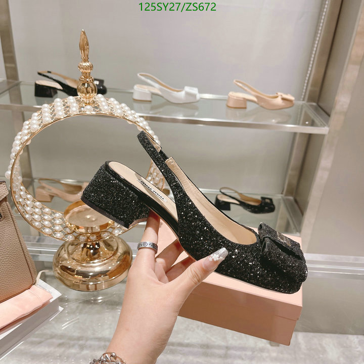 Women Shoes-Miu Miu Code: ZS672 $: 125USD