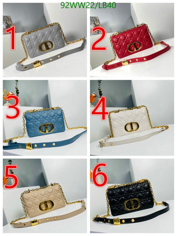 Dior Bag-(4A)-Caro- Code: LB40 $: 92USD