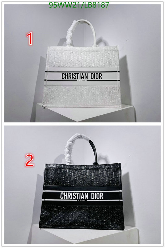 Dior Bag-(4A)-Book Tote- Code: LB8187