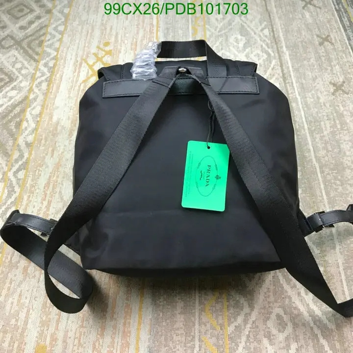 Prada Bag-(4A)-Backpack- Code: PDB101703