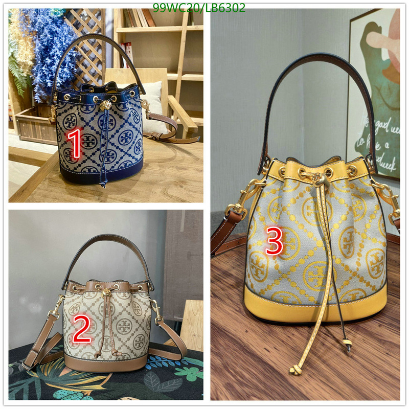 Tory Burch Bag-(4A)-Bucket Bag- Code: LB6302 $: 99USD