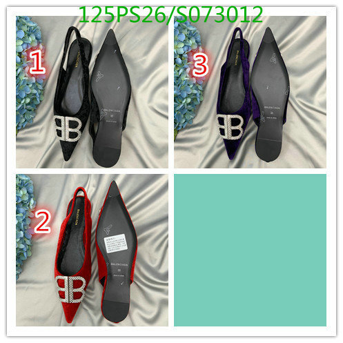 Women Shoes-Balenciaga Code: S073012 $: 125USD