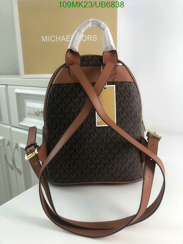 Michael Kors Bag-(Mirror)-Backpack- Code: UB6838 $: 109USD