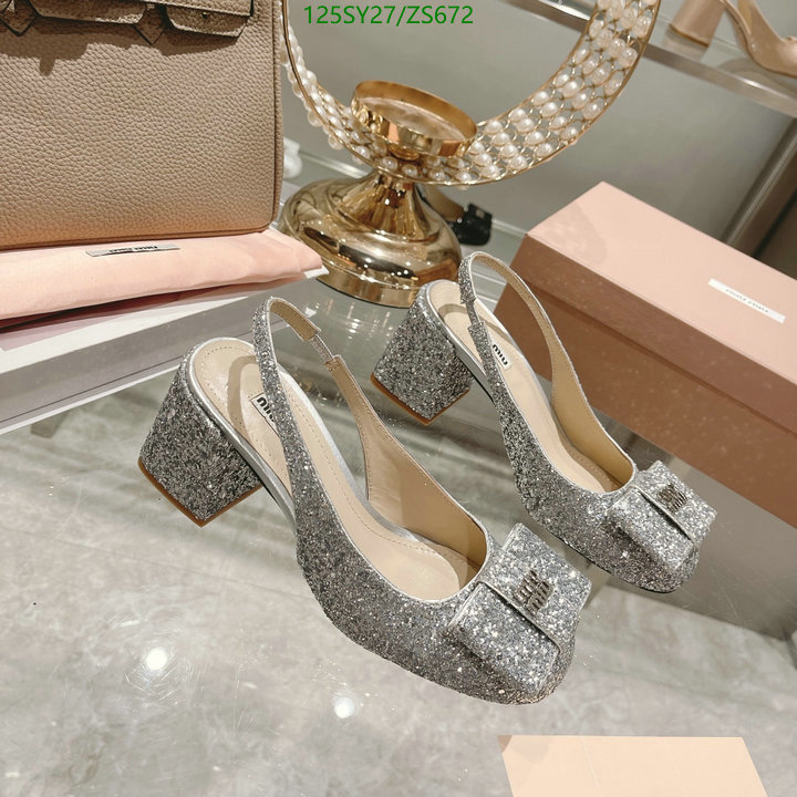 Women Shoes-Miu Miu Code: ZS672 $: 125USD