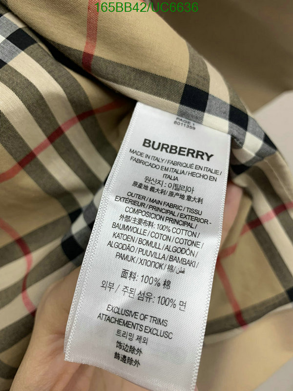 Clothing-Burberry Code: UC6636 $: 165USD