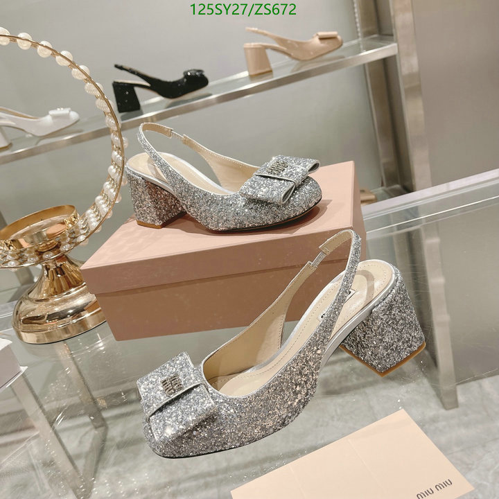 Women Shoes-Miu Miu Code: ZS672 $: 125USD