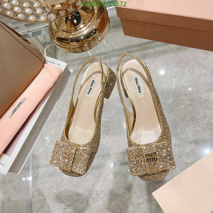 Women Shoes-Miu Miu Code: ZS672 $: 125USD