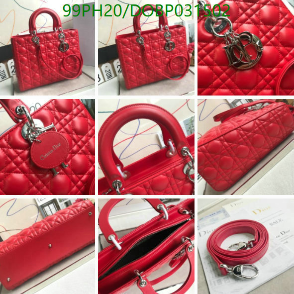 Dior Bag-(4A)-Lady- Code: DOBP031502 $: 99USD