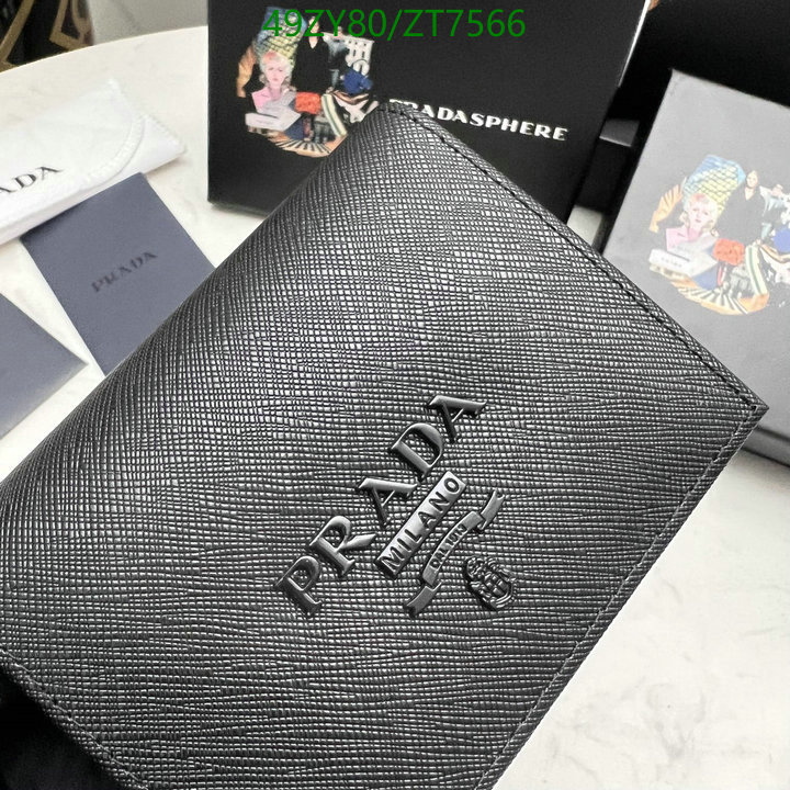 Prada Bag-(4A)-Wallet- Code: ZT7566 $: 49USD