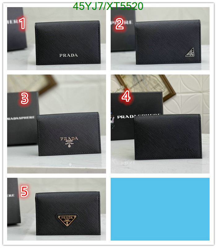 Prada Bag-(4A)-Wallet- Code: XT5520 $: 45USD